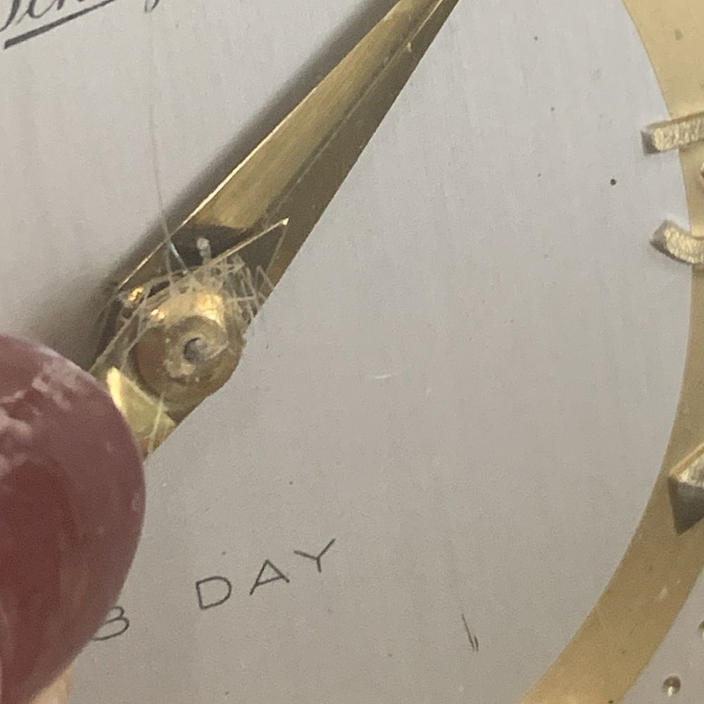 Vintage Schatz 8 Day Carriage Style Metal & Plastic Clock Moving Gear Mechanism - Picture 6 of 17